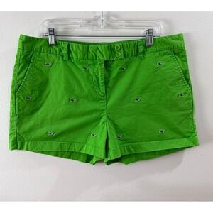Vineyard Vines Kelly Green shorts with blue whales Size 16  Retail $125